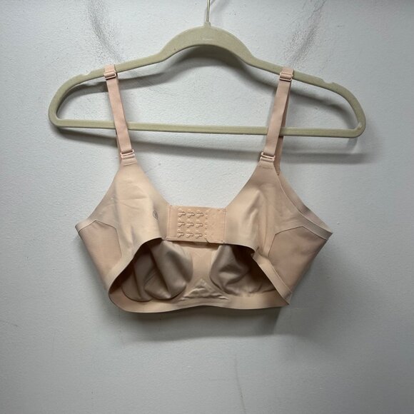 Honeylove V-neck bra nude beige padded comfort M or 36B/C - Picture 5 of 11